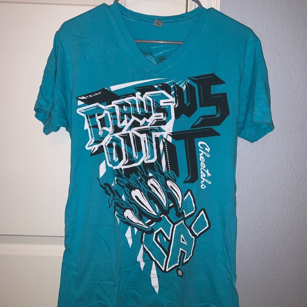 Blue claws out Cheer Athletics T shirt